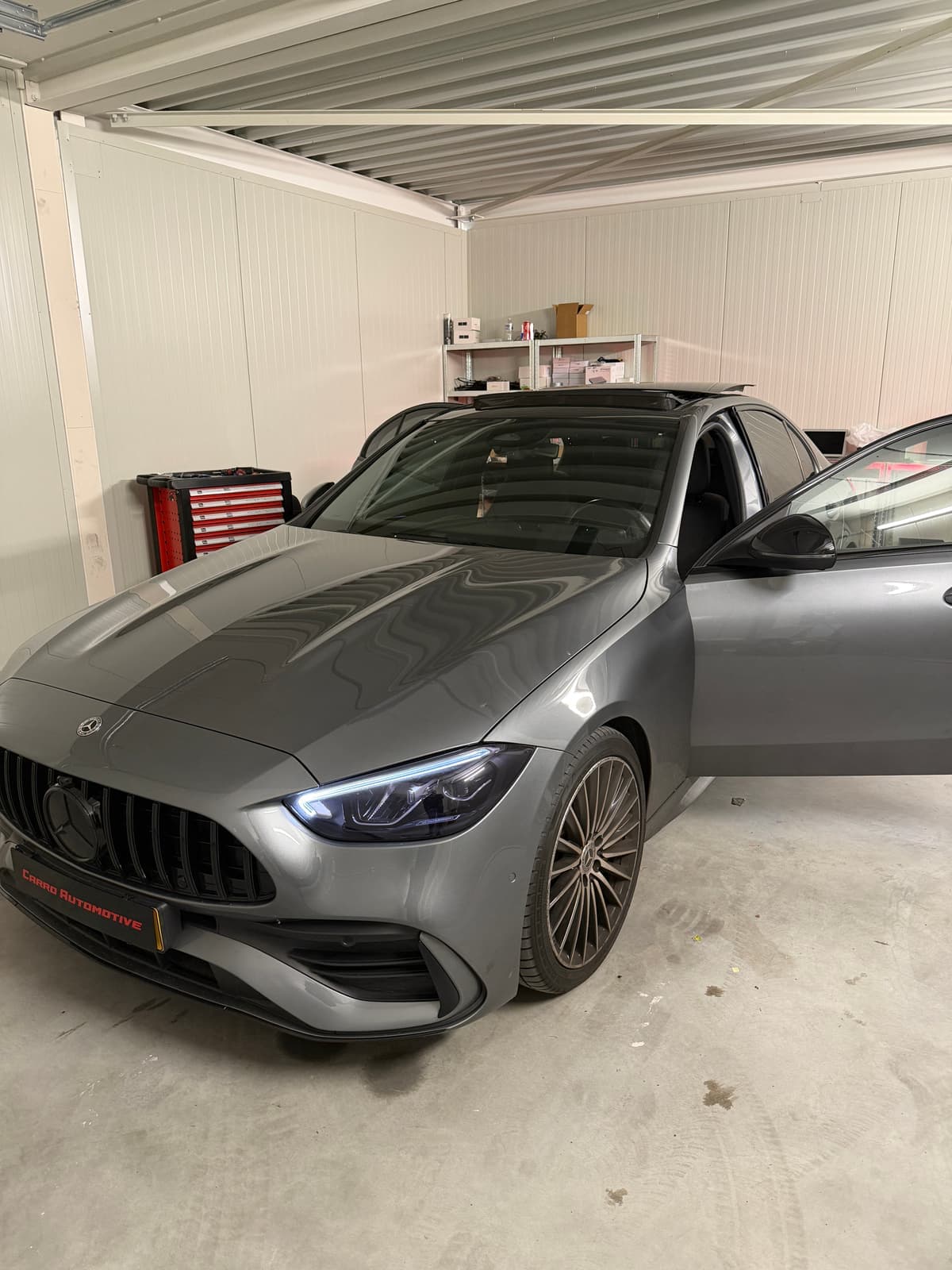 Mercedes C-Class dashcam installation