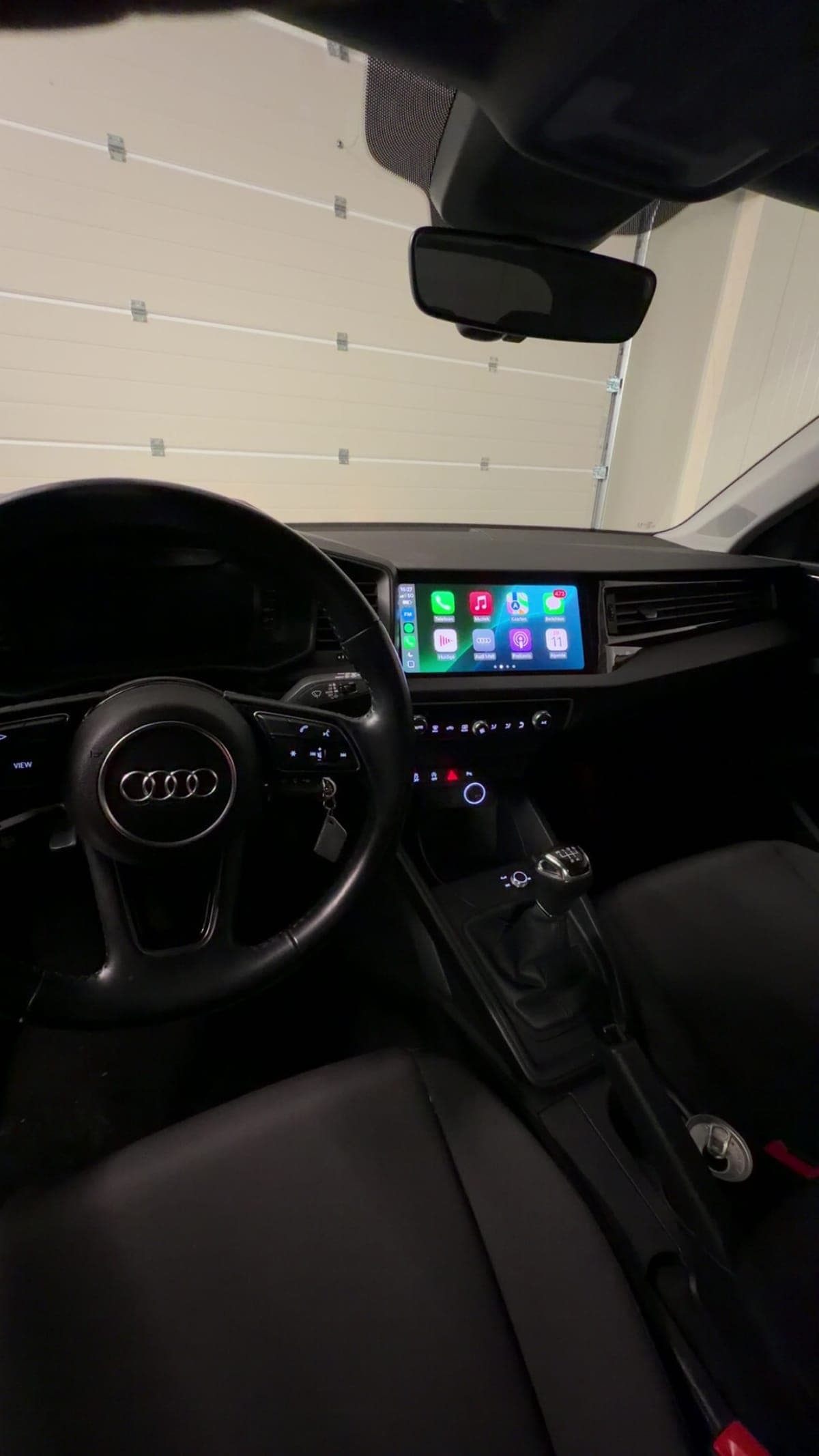 Audi A1 with CarPlay activated
